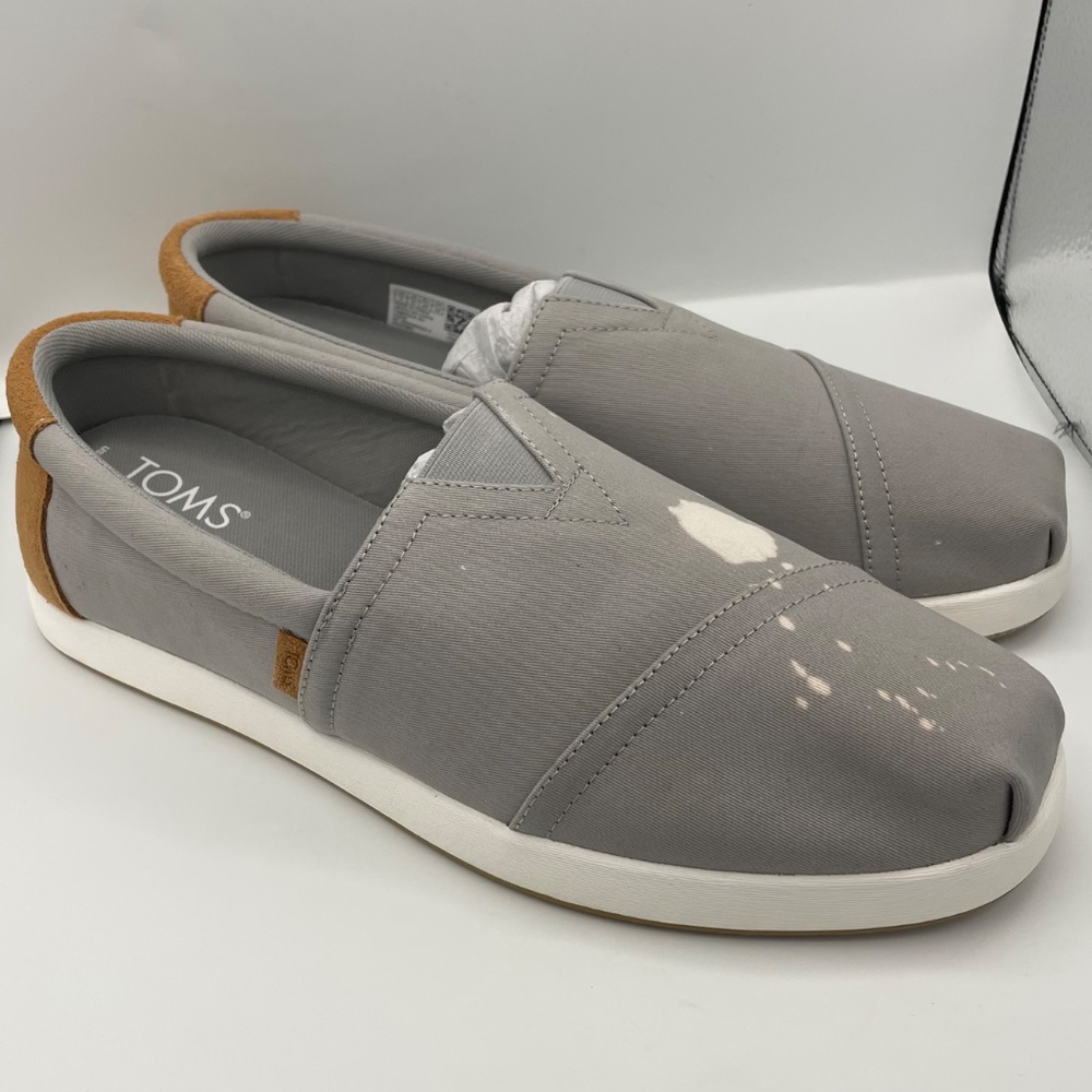 TOMS Alp Fwd men’s slip-on canvas gray sneakers Size 11 - Picture 3 of 13